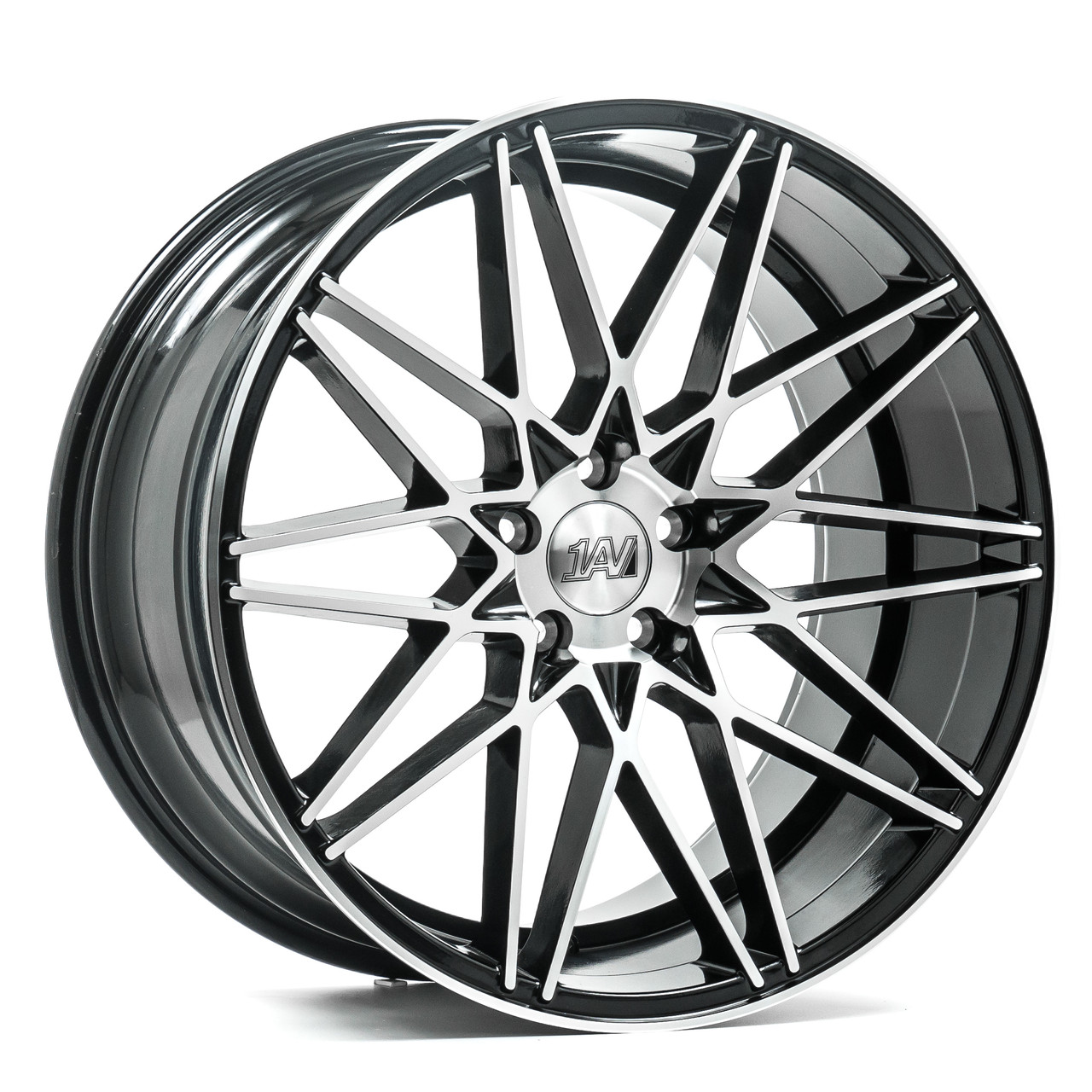 ピアス　No.3514 Axe ZX4 5x110 22X9+35 BLACK AND POLISHED | ThreePiece.us