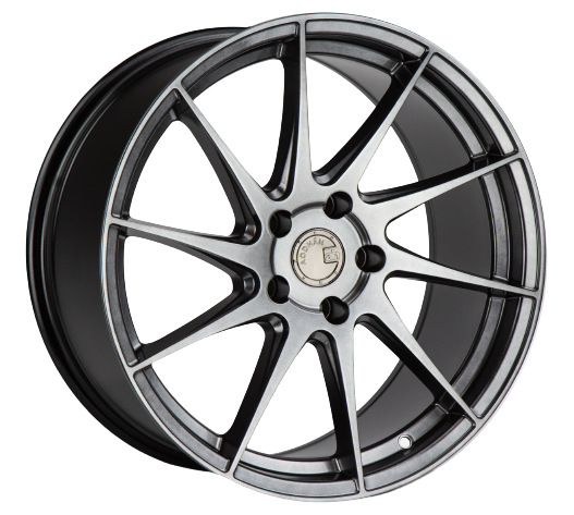 Aodhan AH09 5x114.3 18x9.5 +35 Hyper Black - Threepieceus