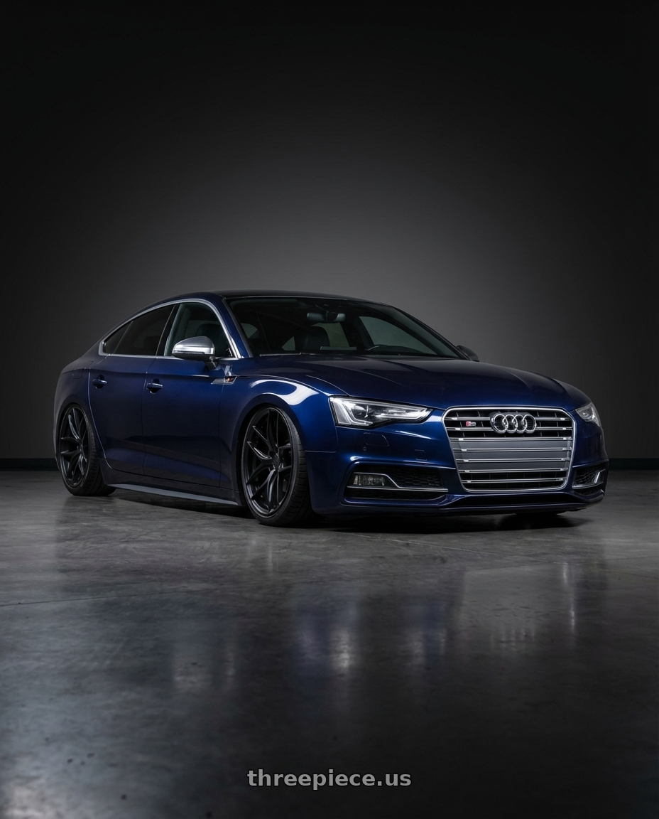 Aodhan AFF2 5x112 20x9+30 Matte Black Wheels | ThreePiece.us