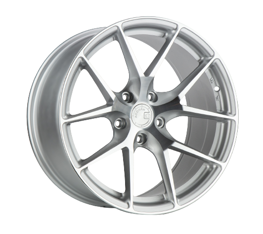 Aodhan AFF7 20x10.5+35 5穴 PCD114.3シルバー2本 Aodhan AFF7 5x120 20x10.5+35 Gloss Silver Machined Face