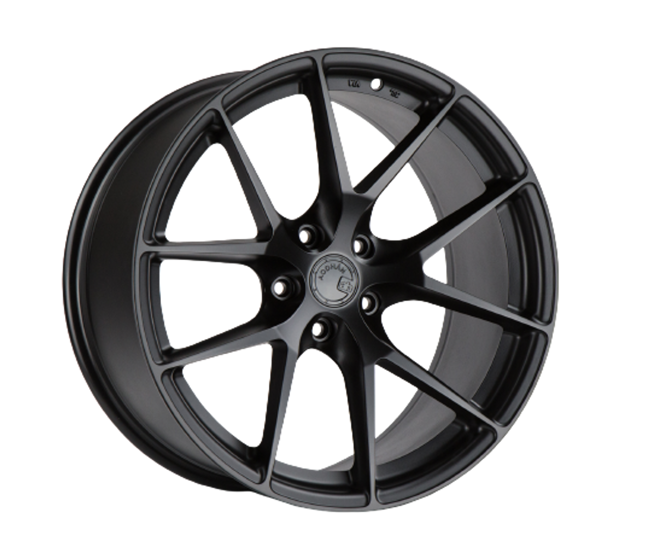 在庫限定品新品！Aodhan AFF7 18x9.5+35 5穴 PCD120 フローフォーミング製法 Matte Black 深リム Concave USDM 5穴