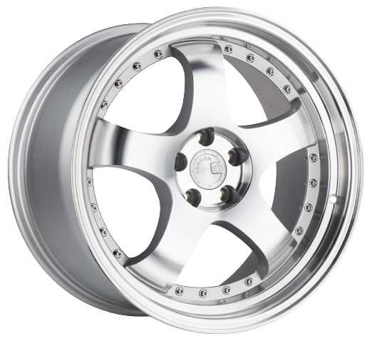 Aodhan AH03 4x100 / 4x114.3 15x8+20 Silver | ThreePiece.us