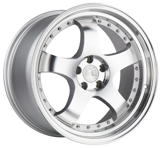 Aodhan AH03 5x114.3 19x9.5+22 Silver w/Machined Face - Threepieceus