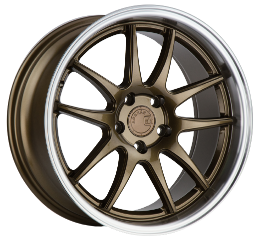 Aodhan DS02 5X100 18x9.5+35 Bronze w/Machined Lip