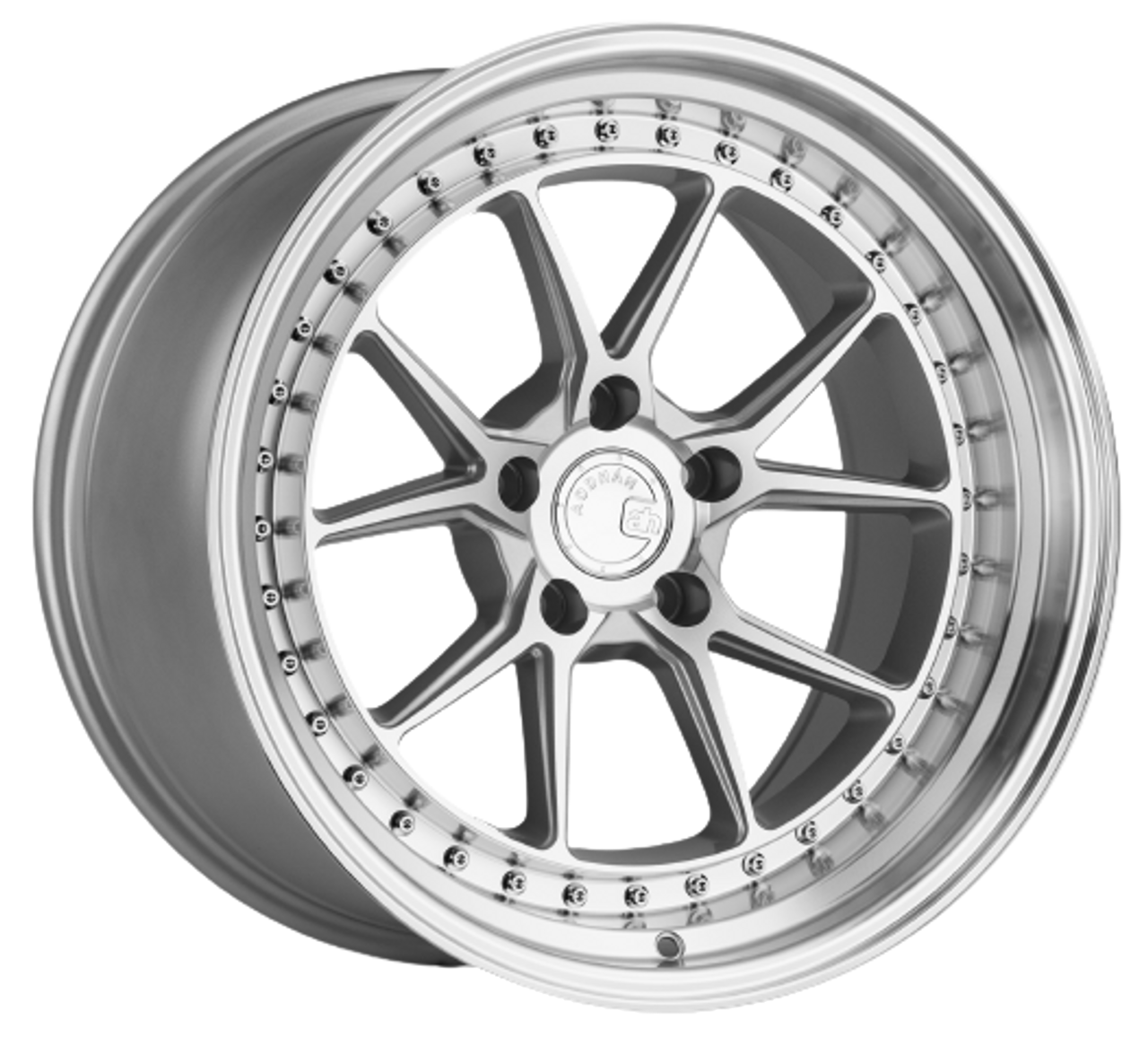 Aodhan DS08 5x120 18x9.5+35 Silver w/Machined Face