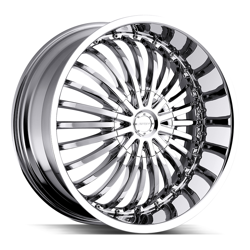 Strada Spina 5x114.3/5x120 20x8 +40 Chrome - Threepieceus