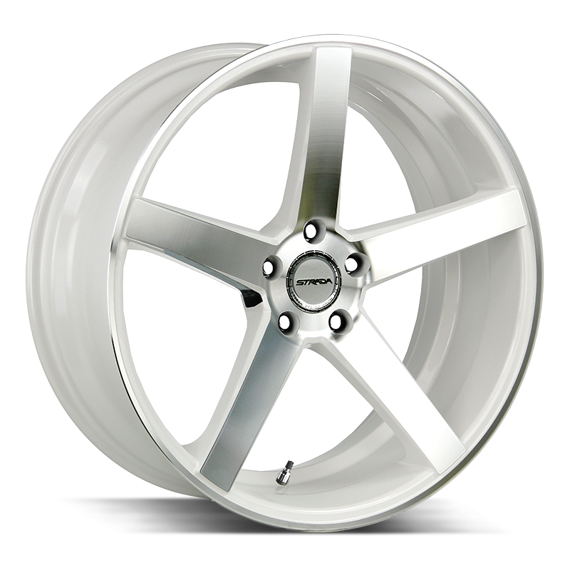 Strada Perfetto 5x115 22x9.5 +15 White | ThreePiece.us