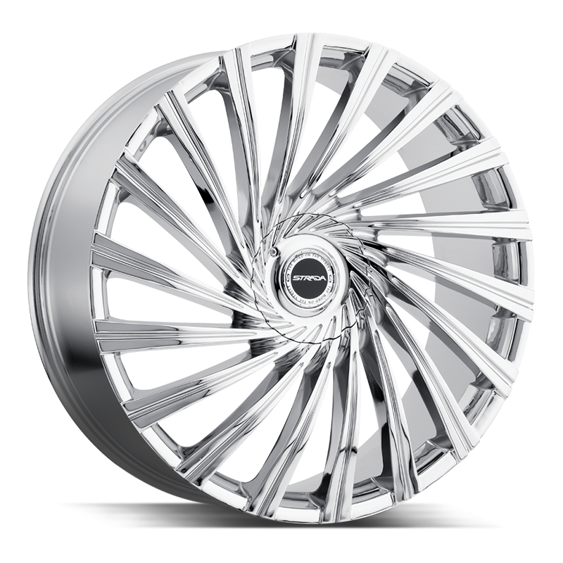 Strada Tornado 5x115/5x120 24x10 +15 Chrome | ThreePiece.us