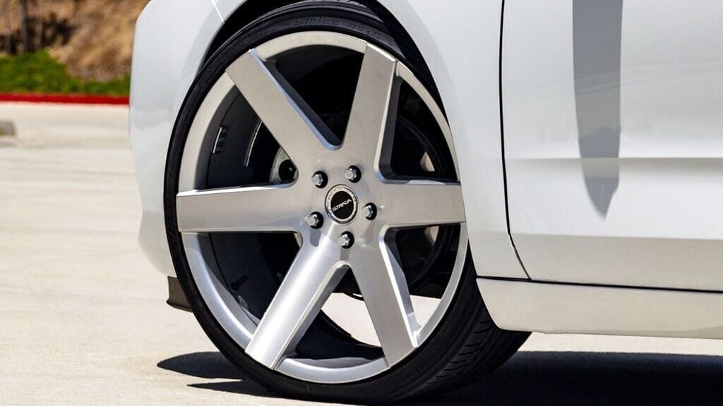 Strada Coda 5x139.7 24x10 +15 Brushed Face Silver - Threepieceus