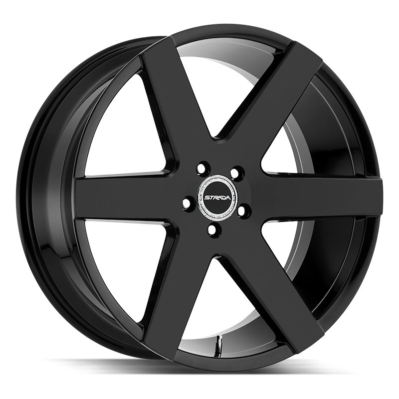 Strada Coda 5x139.7 24x10 +18 Gloss Black | ThreePiece.us
