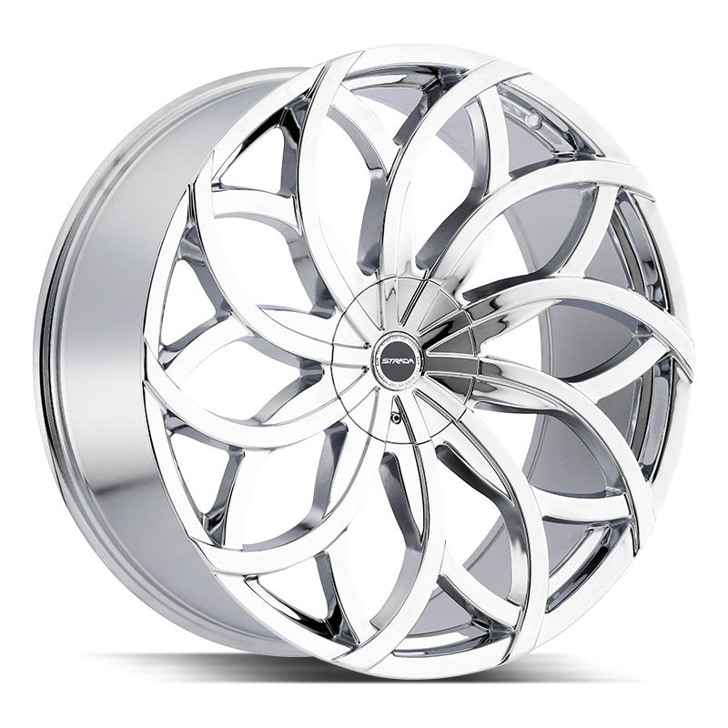 Strada Huracan 5x115/5x120 22x9.5 +15 Chrome | ThreePiece.us