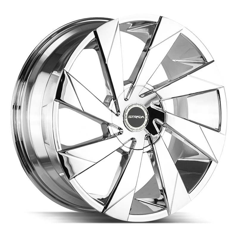 Strada Moto 5x127/5x139.7 26x10 +18 Chrome | ThreePiece.us