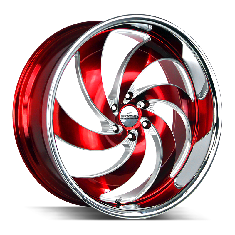 Strada Street Classics Retro 6 6x139.7 24x10 +24 Candy Red
