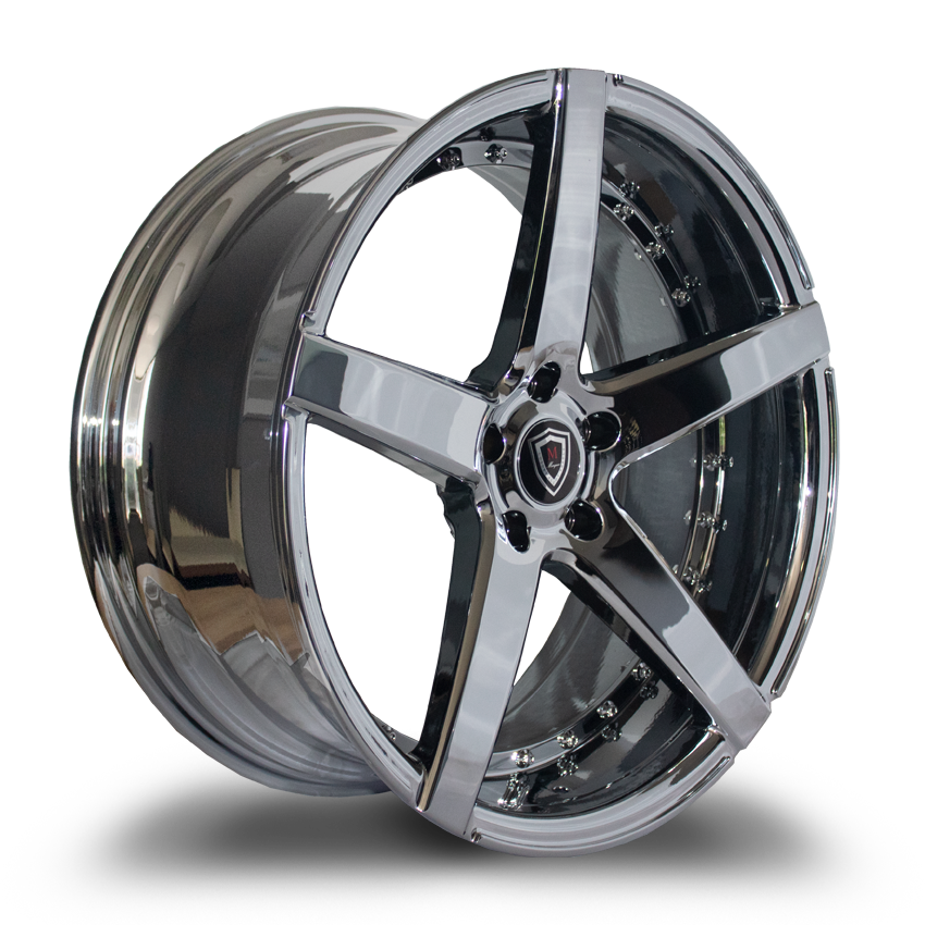 MARQUEE WHEELS M3226 5x115 22x9+15 CHROME | ThreePiece.us