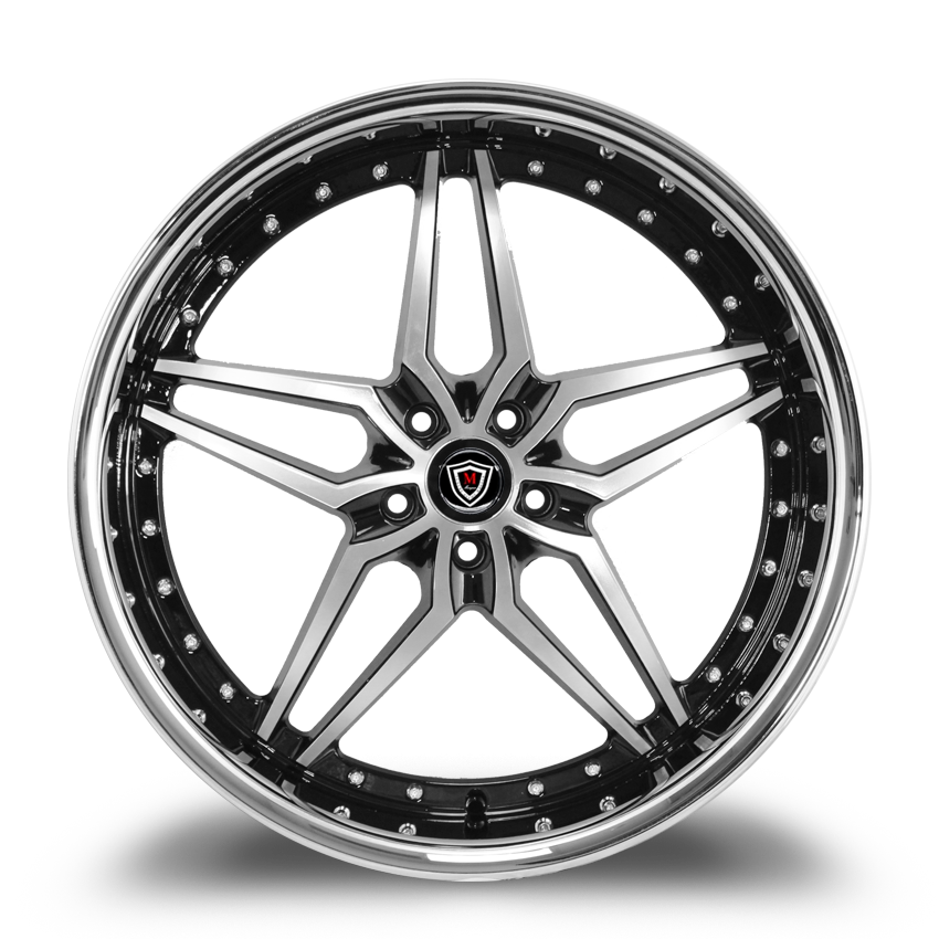 MARQUEE WHEELS M5331 5x115 20x10.5+20 BLACK | ThreePiece.us