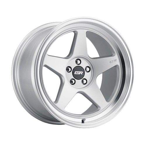 ESR Wheels CR SERIES CR5 5x110 18x9.5 +35 Hyper Silver - Threepieceus