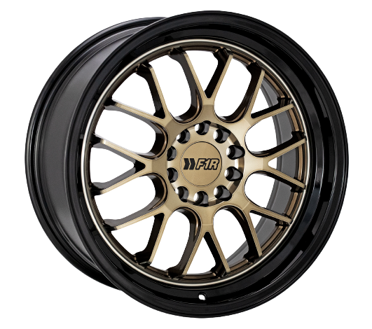 F1R F21 5x114.3/5x120 18x8.5 +35 Bronze/Black Lip v2 - Threepieceus