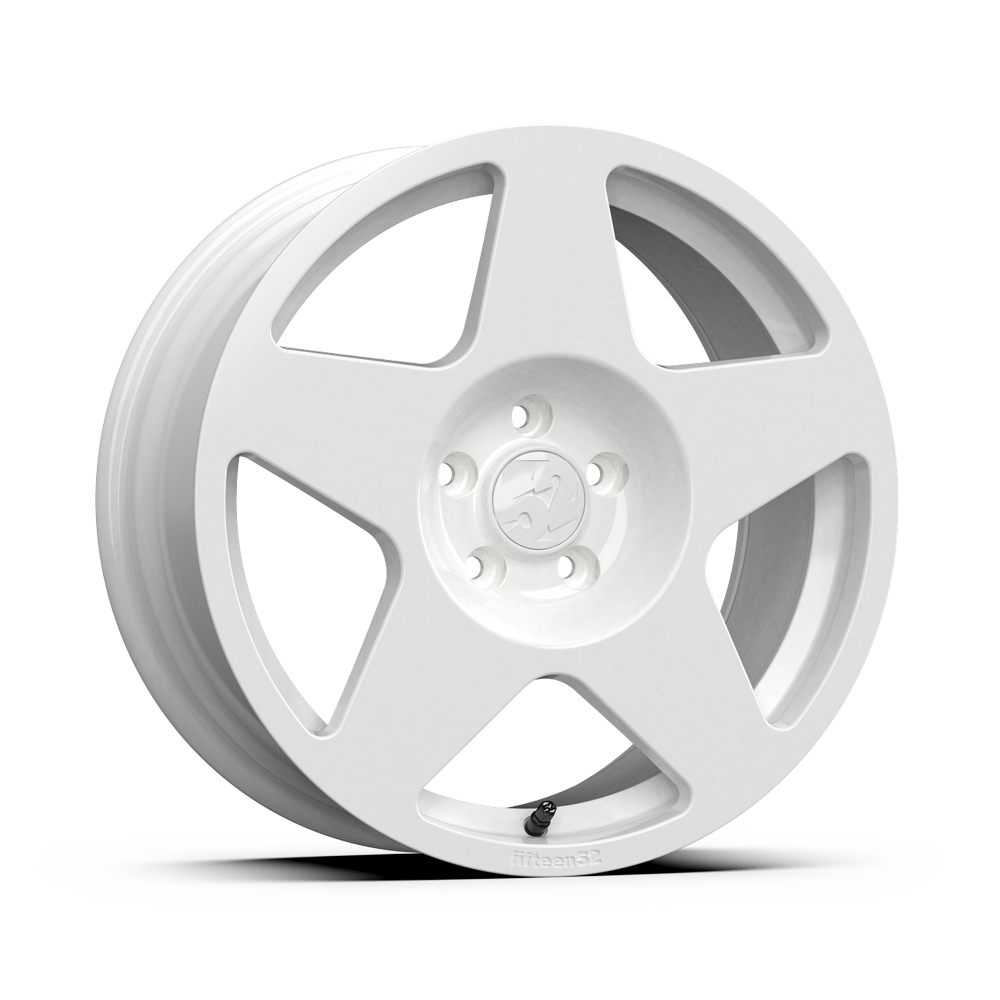 レッツ2白 fifteen52 TARMAC 5x108 18x8.5 +42 RALLY WHITE (GLOSS WHITE