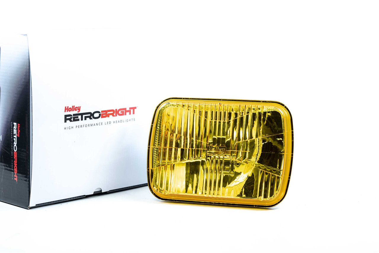 Holley RetroBright Euro Yellow 5x7