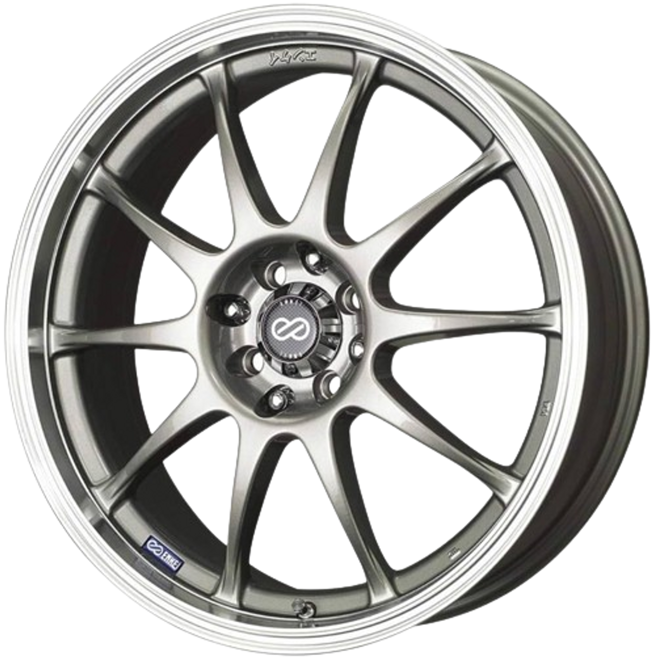 111-EK様 Enkei J10 5x100/114.3 17x7+38 Silver w/ Machined Lip