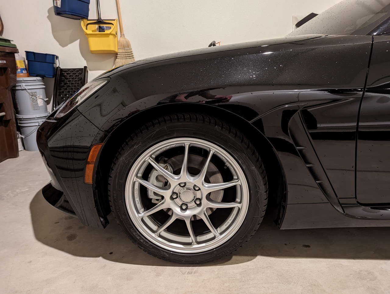 Enkei PF01 5x114.3 18x8.5+48 Silver Wheels | ThreePiece.us