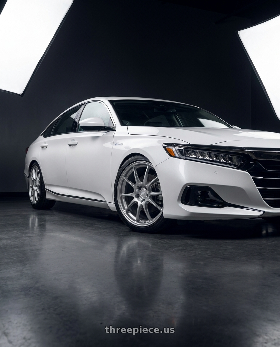 Enkei PF01 5x114.3 18x8.5+35 Silver Wheels | ThreePiece.us