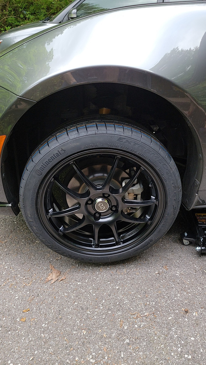 Enkei PF01 5x114.3 18x9+45 Matte Black | ThreePiece.us
