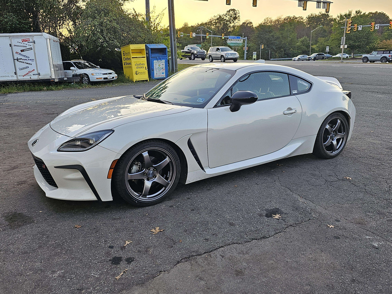 Enkei PF05 4x100 15x8+25 White Wheels | ThreePiece.us