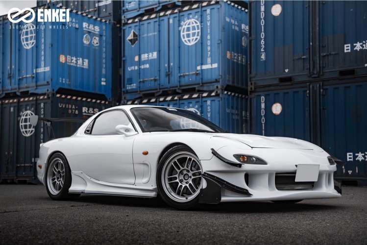 Enkei RPF1 4x100 17x7+43 Matte Black Wheels | ThreePiece.us
