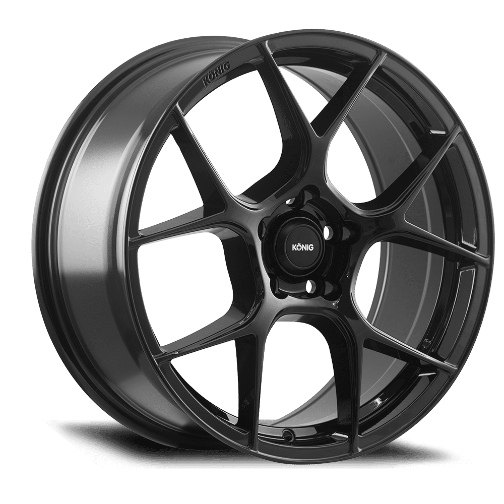 Konig Diverge 5X108 19x8.5+43 Gloss Black | ThreePiece.us