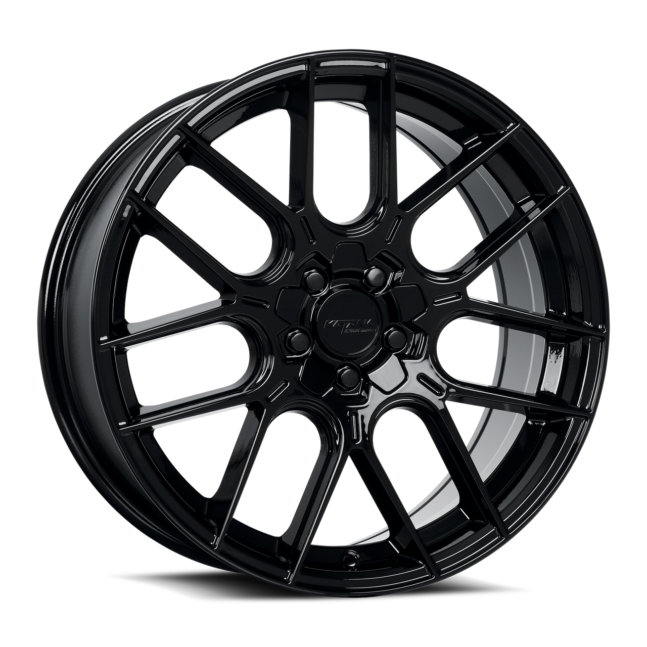KATANA RACING KR04 5x112/5x114.3 18x8 +40 Glossy Black - Threepieceus