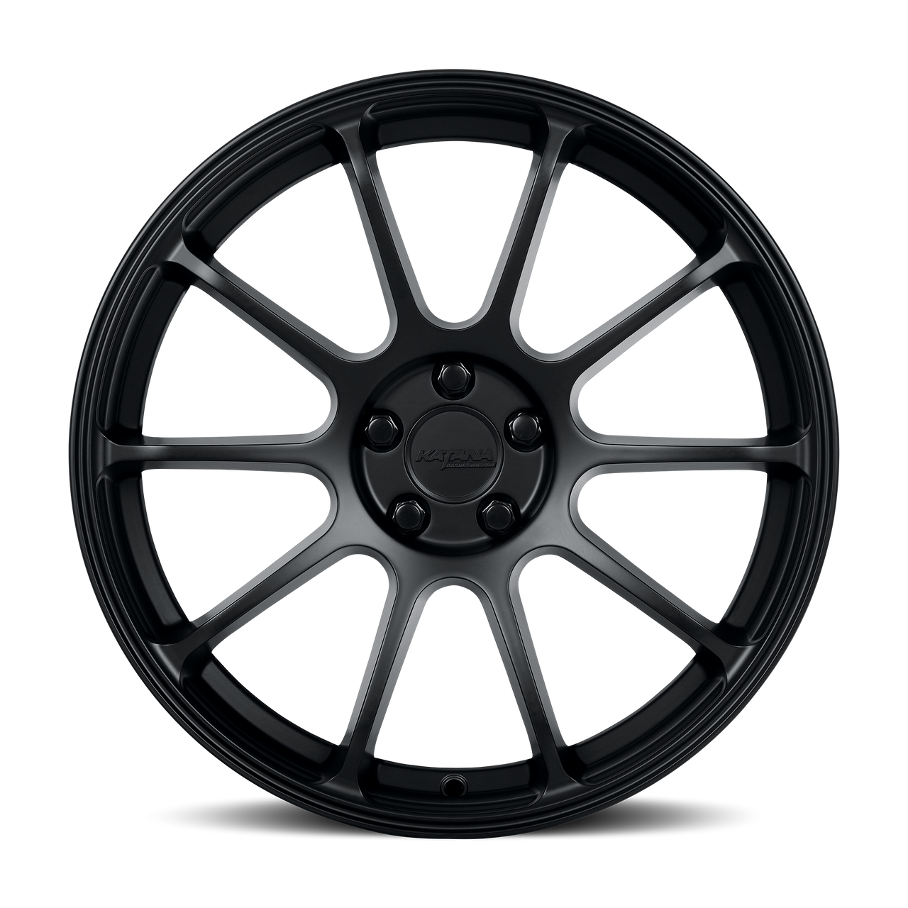 KATANA RACING KR07 5x100 17x7.5 +40 Matte Black - Threepieceus