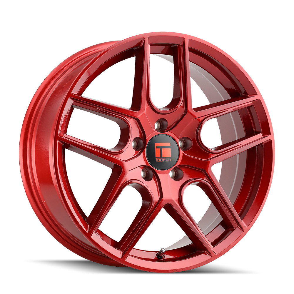 TOUREN TR79 3279 5x112 17x8 +35 GLOSS CRIMSON CANDY RED - Threepieceus
