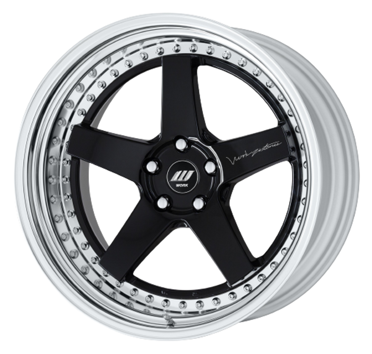 Work Zistance W5s 5x112 20x9+35 w disk Gloss Black