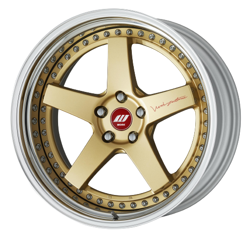 Work Zistance W5s 5x120 19x12+-20 r disk Gold - Threepieceus