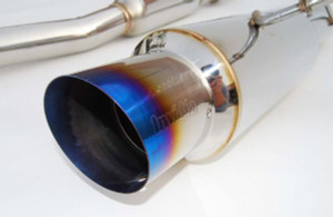 Invidia 02-07 WRX/STi 76mm N1 REGULAR Titanium Tip Cat-back Exhaust - HS02SW1GTT Photo - Primary