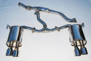 Invidia 11+ STI/WRX Sedan Only 76mm Q300 Stainless Steel Tip Cat-back Exhaust - HS11STIG3S Photo - Primary