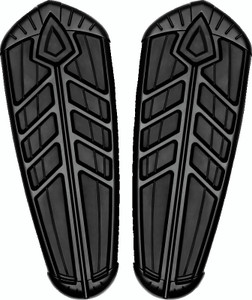 Kuryakyn Spear Driver Floorboard Inserts Satin Black - 5651 Photo - Primary