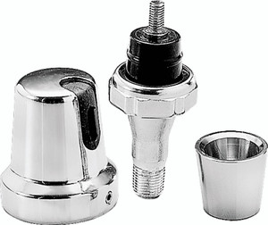 Kuryakyn Oil Sender Switch Cover Single Wire 84-99 Big Twins Chrome - 8136 Photo - Primary