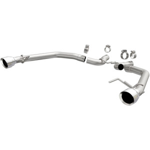 Magnaflow MagnaFlow 2015-2017 Ford Mustang V6 3.7L Race Series Axle Back w/ Dual Polished Tips - 19345