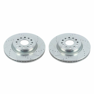 Power Stop 20-22 Ram 1500 Front Drilled & Slotted Rotor - Pair - AR86004XPR Photo - Primary