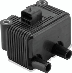 Twin Power 99-01 FLHT Carbureted Ignition Coil Black Replaces H-D 31655-99 - 210073 Photo - Primary