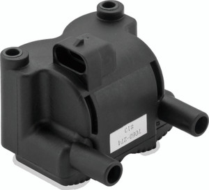 Twin Power 02-07 FLH FLT with EFI Ignition Coil Black Replaces H-D 31743-01 Single Fire .5 Ohm - 210538 Photo - Primary