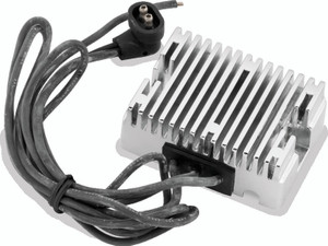 Twin Power 89-99 Big Twin Except Twin Cam Voltage Regulator Chrome Replaces H-D 74519-88 32 Amp - 498312 Photo - Primary