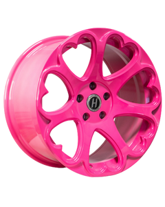 HERITAGE WHEEL KOKORO MONOC 5x114.3 17x8 +25 PINK