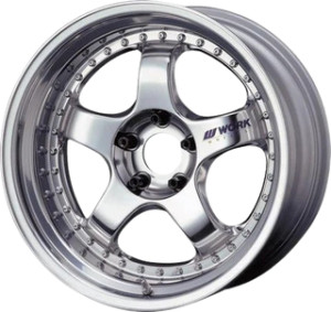 Work Meister S1 3P 5x120.65 19x12+22 A Disk Bright Buff Finish
