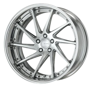 Work Gnosis Cvs 5x108 22x9+30 A Disk Composite Buffed And Brushed