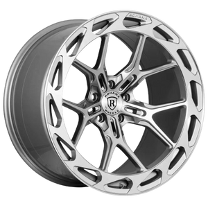 Rohana RFX19 5x112 20x10 +25 Machine Silver