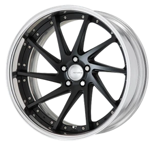 Work Gnosis Cvs 5x115 19x9.5+38 O Disk Matte Black