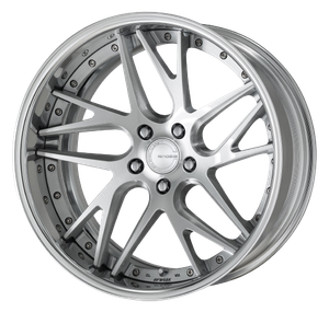 Work Gnosis Cvx 5x114.3 19x9+0 A Disk Brush Silver Clear